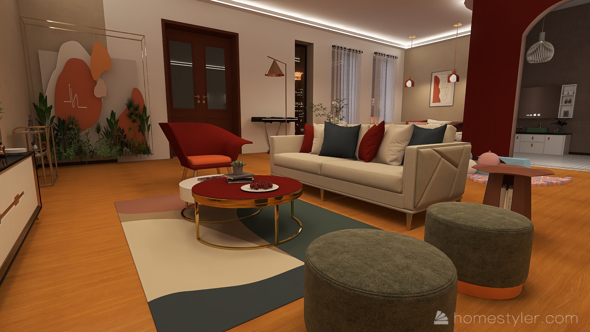 #EmptyRoomContest Design - Feeling Home Welcomed 