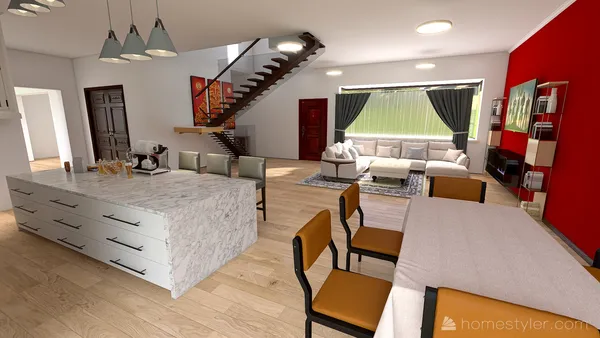 Professional interior design created with Homestyler 3D design software