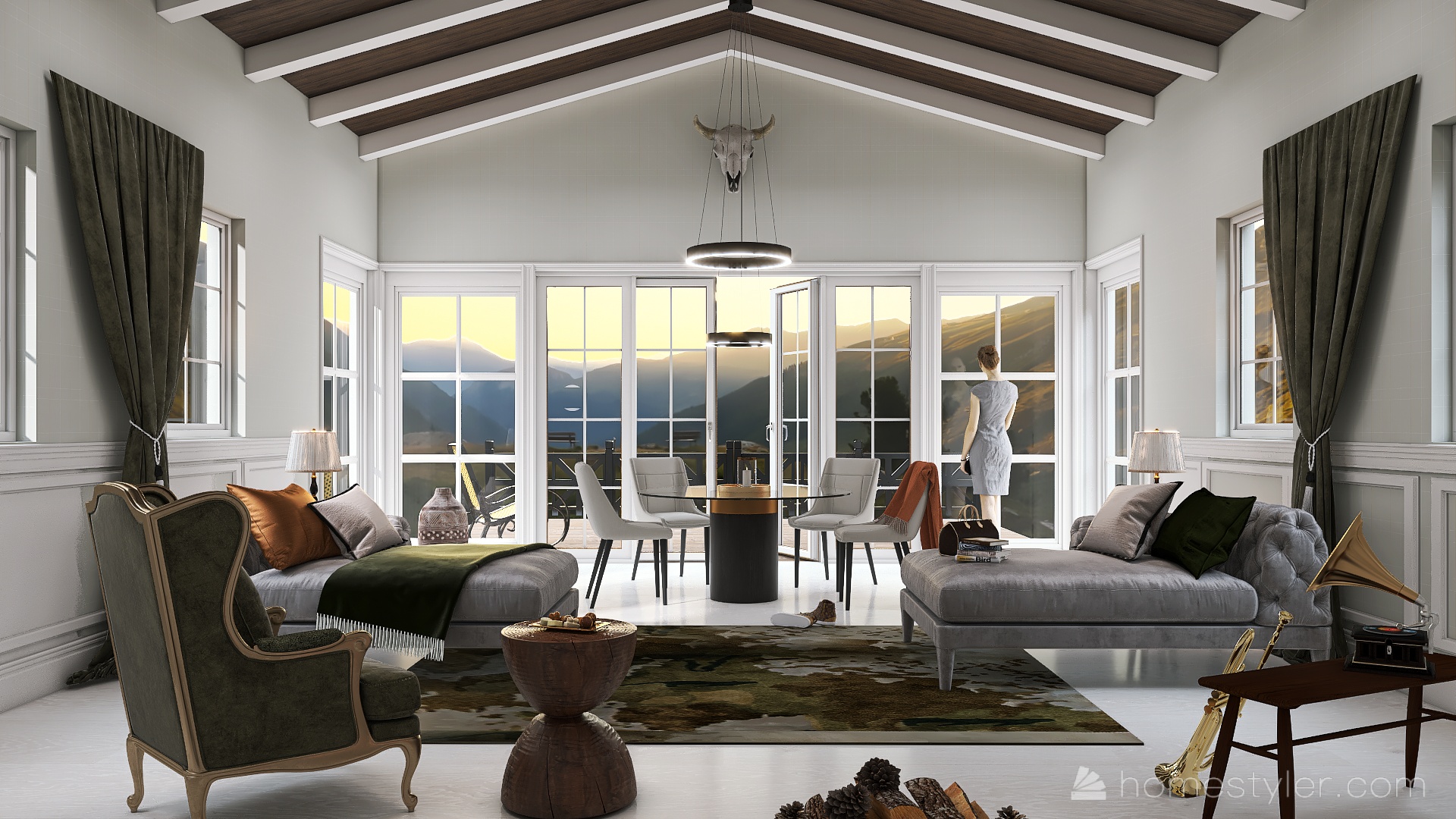 #AmericanRoomContest_Anna`s mountain hideaway