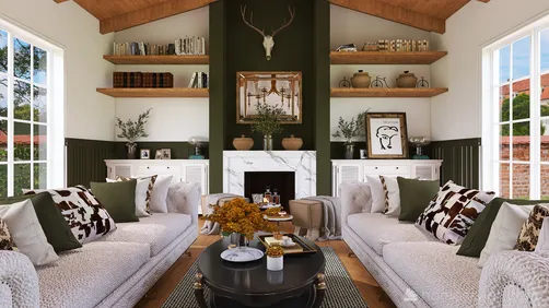 #AmericanRoomContest_ Sala estilo americano