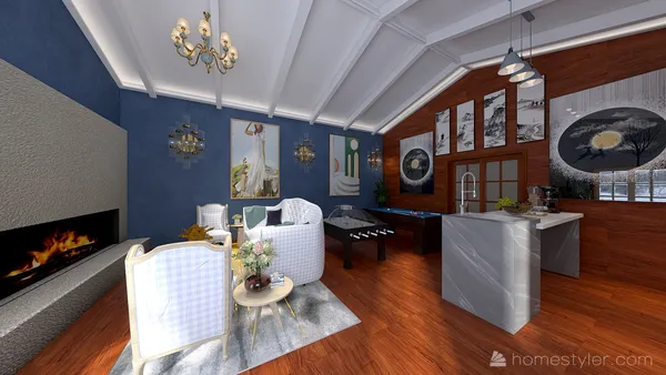 Professional interior design created with Homestyler 3D design software