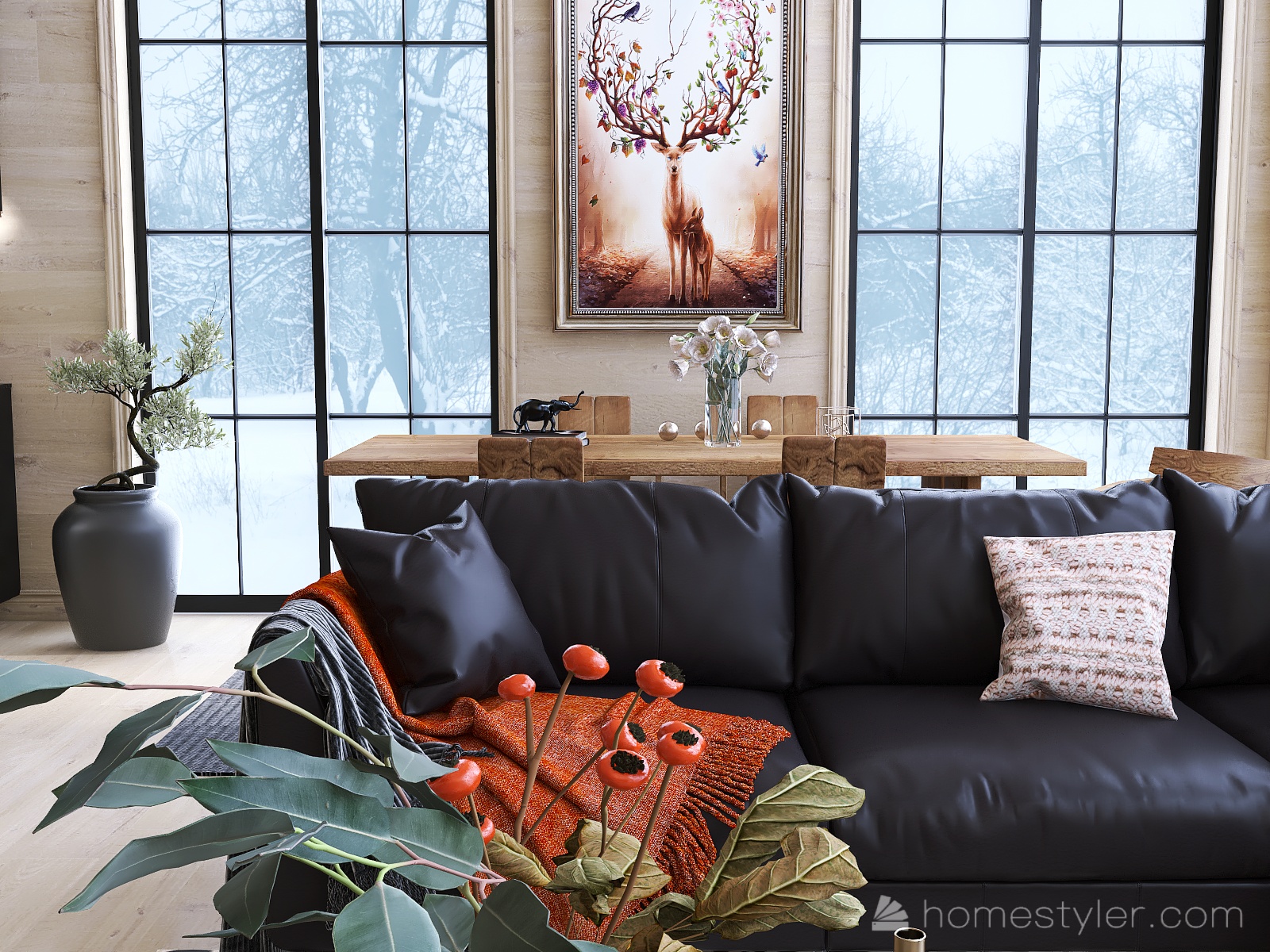 #AmericanRoomContest_log cabin