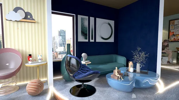 Professional interior design created with Homestyler 3D design software