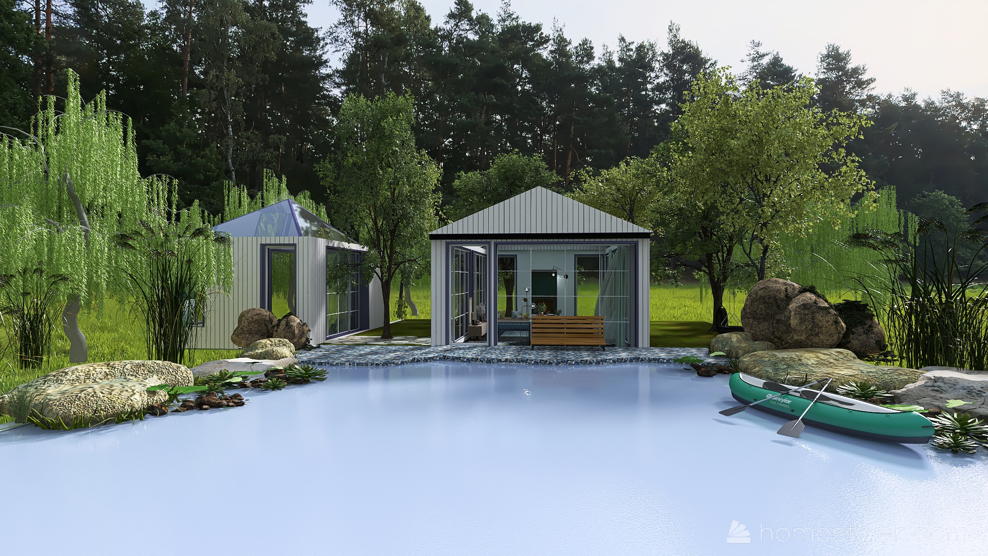 petite maison tranparente