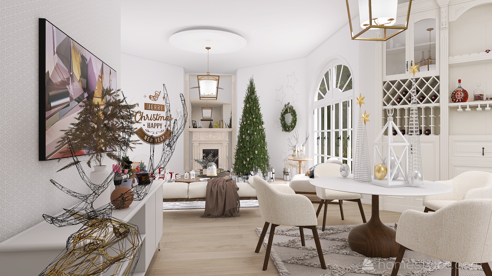 #ChristmasRoomContest White Christmas