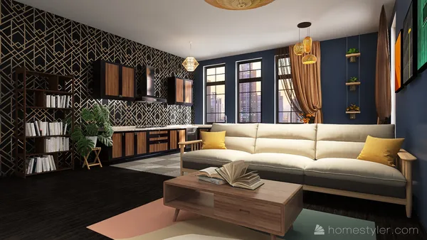 Professional interior design created with Homestyler 3D design software
