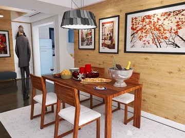 Professional interior design created with Homestyler 3D design software