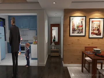 Professional interior design created with Homestyler 3D design software