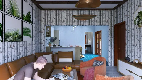 Professional interior design created with Homestyler 3D design software