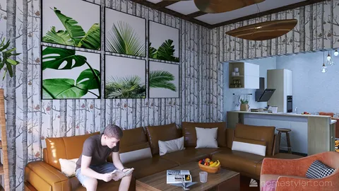 Professional interior design created with Homestyler 3D design software