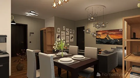 Professional interior design created with Homestyler 3D design software