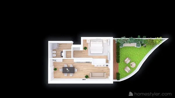 Professional interior design created with Homestyler 3D design software