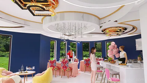 Professional interior design created with Homestyler 3D design software