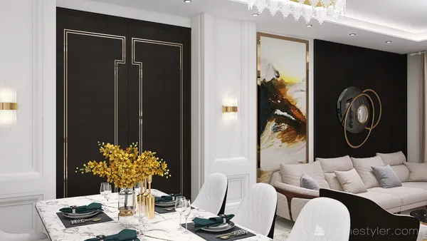 Professional interior design created with Homestyler 3D design software