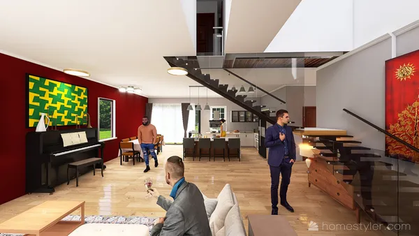 Professional interior design created with Homestyler 3D design software