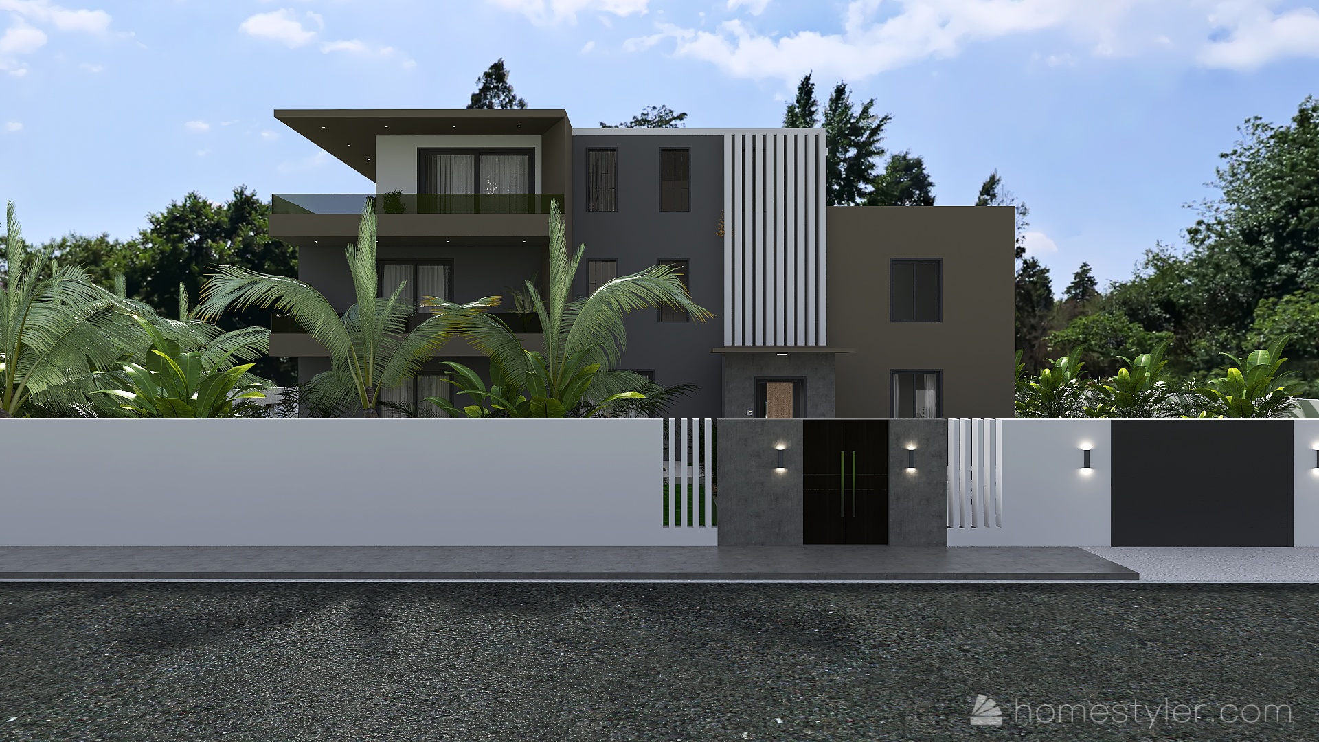 3 story luxury house