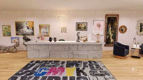 Art Museum with a random movie theater