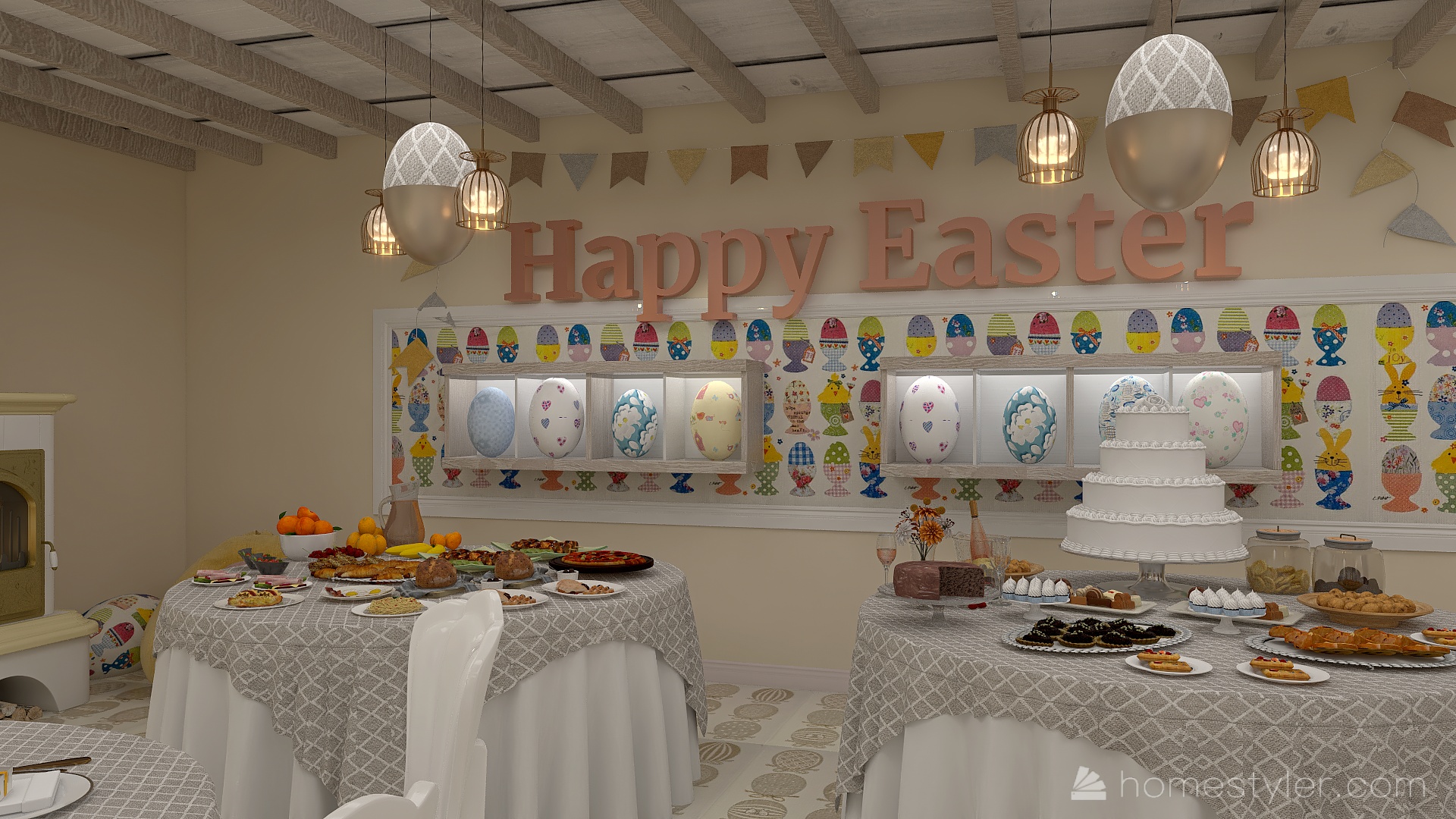 #EasterDayContest - Brunch with egg hunt