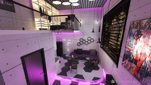 #MiniLoftContest Cyberpunk apartment
