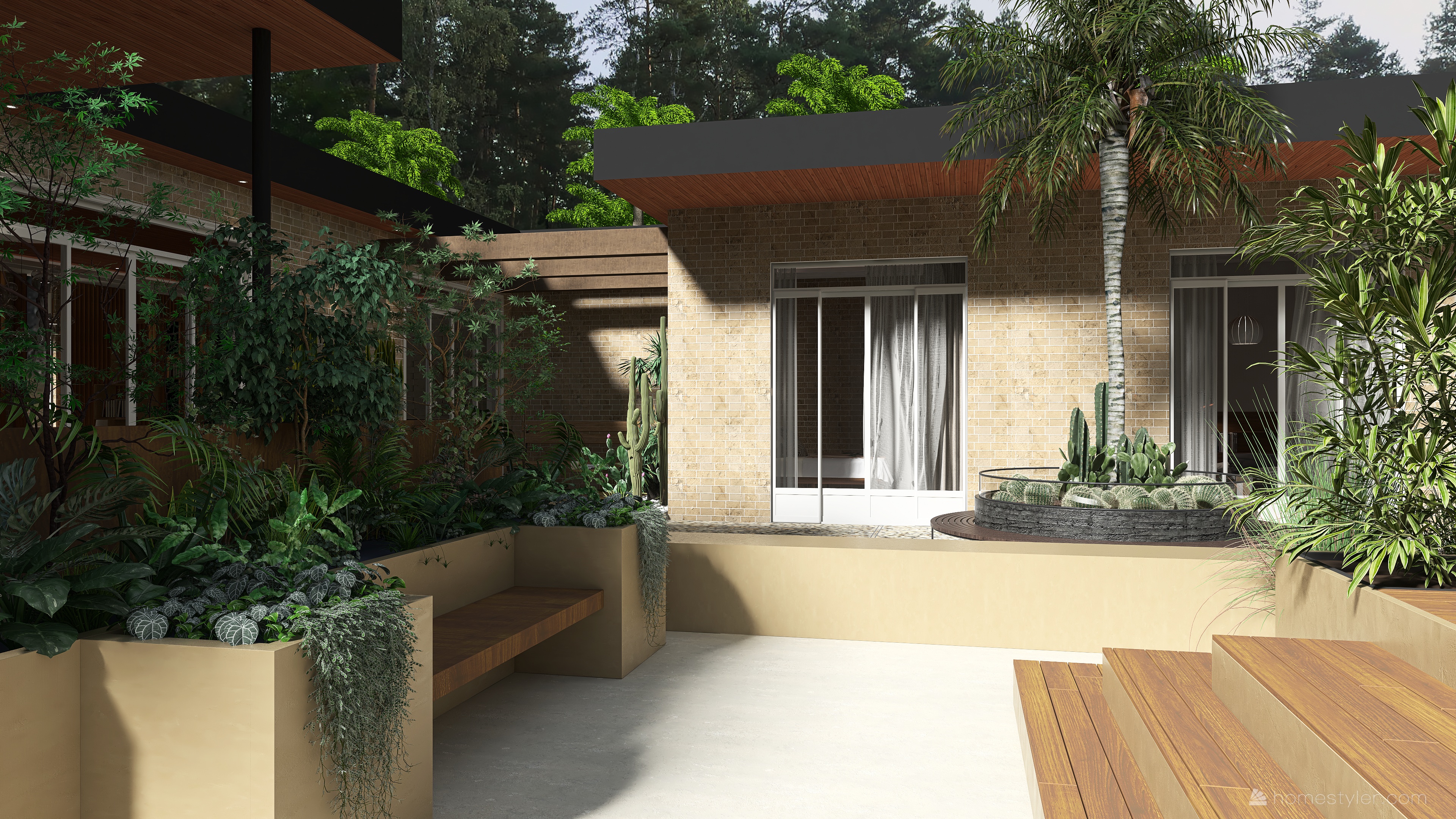 Mid century Modern inspired living