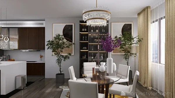 Professional interior design created with Homestyler 3D design software