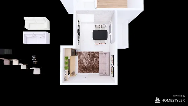 Professional interior design created with Homestyler 3D design software