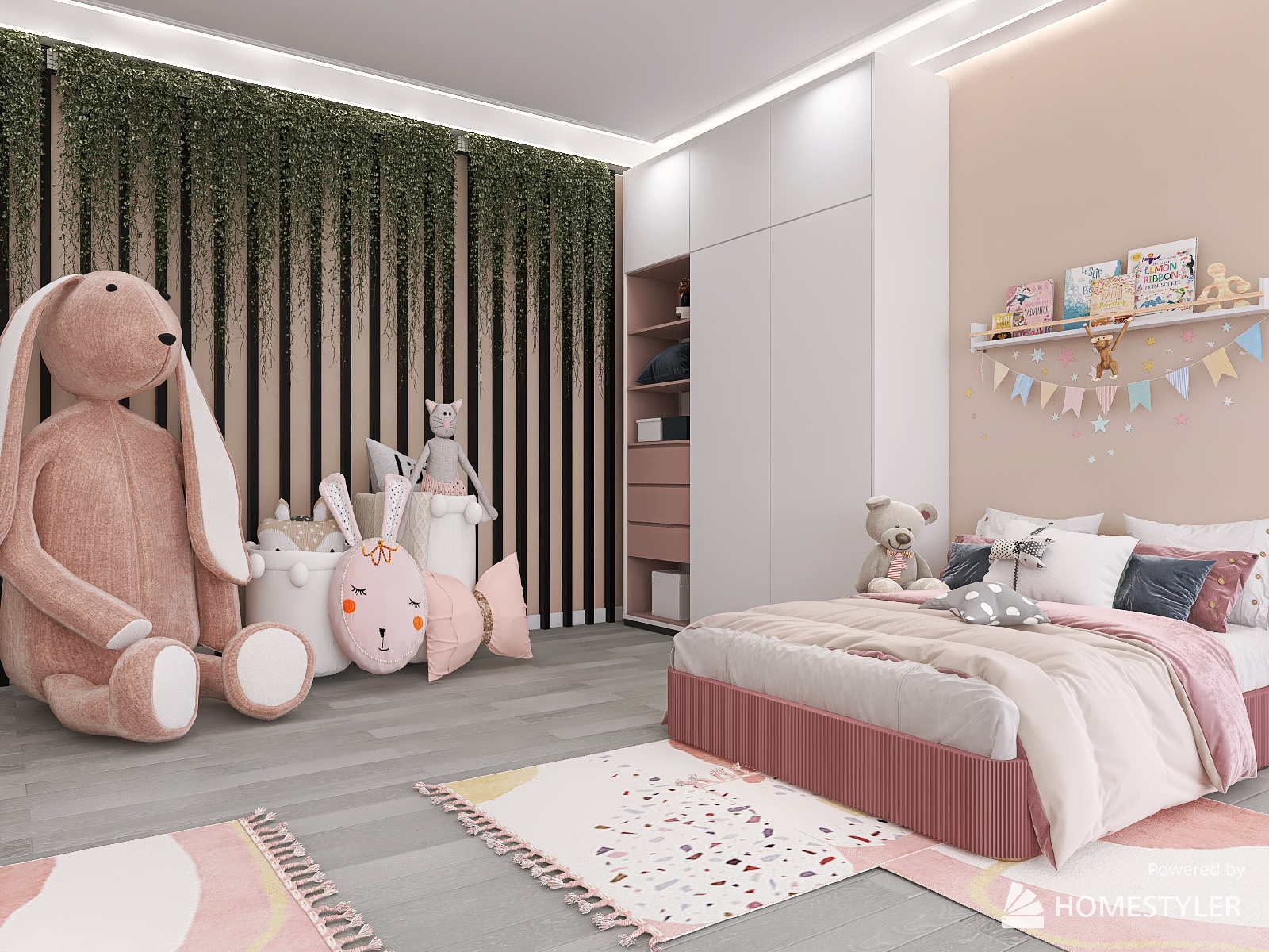 #Children&#39;sDayContest  children&#39;s bedroom for two girls 👧🏻