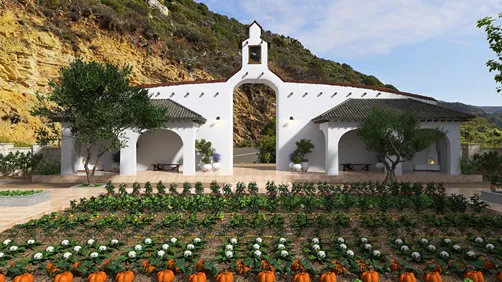 Zona exterior casa de campo