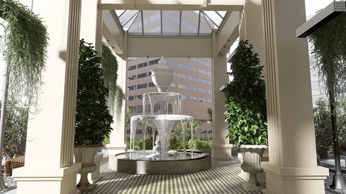 Rooftop garden world