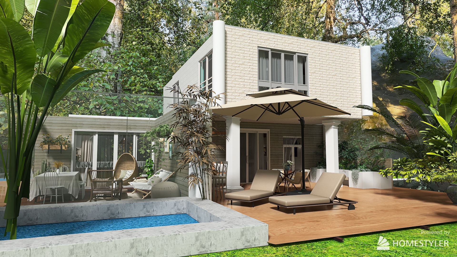 country woody themed home