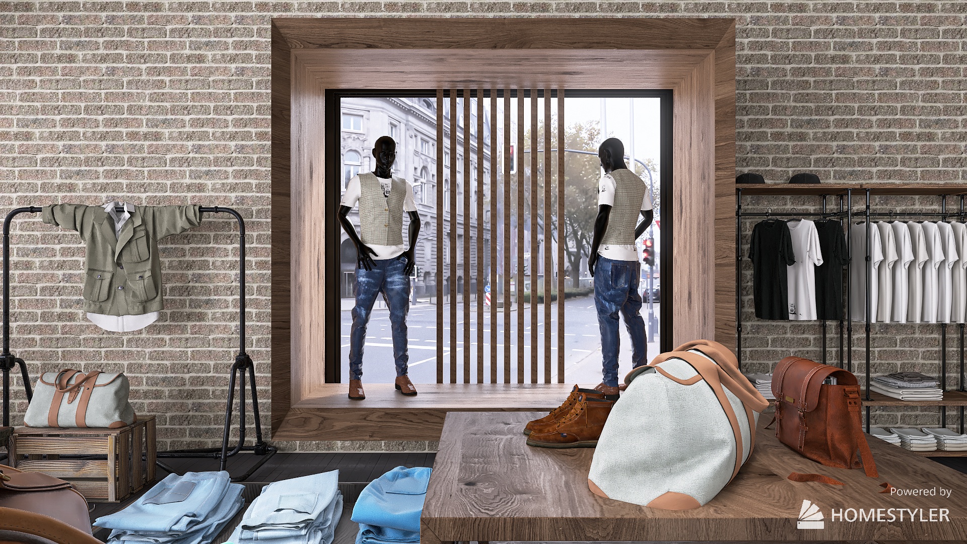 &quot;Garage&quot; men&#39;s clothing store.