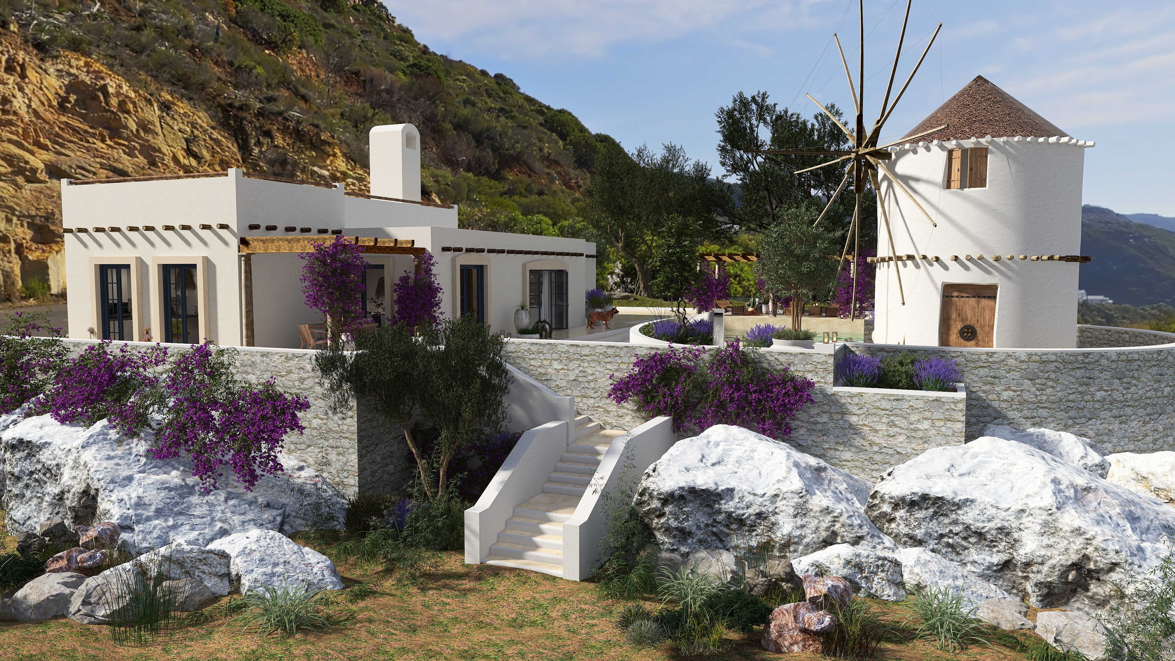 Retiro en la casa del molino