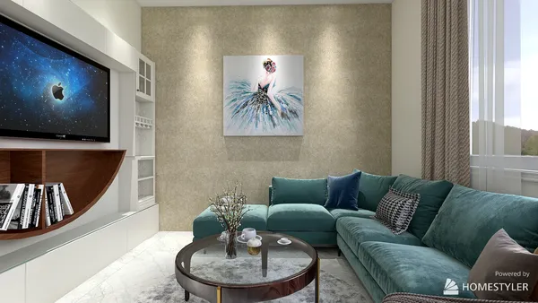Professional interior design created with Homestyler 3D design software