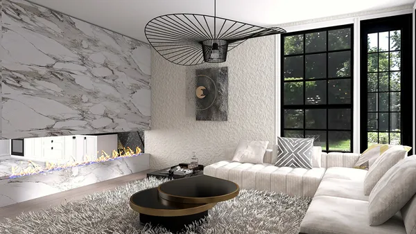 Professional interior design created with Homestyler 3D design software