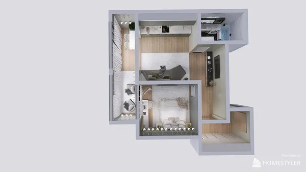 Professional interior design created with Homestyler 3D design software