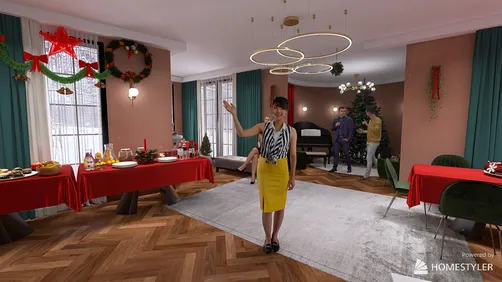 Gingerbread Man Room - Holiday Party Venue