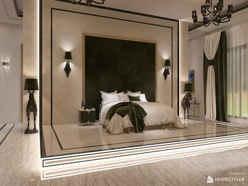 master bedroom green