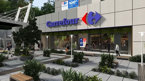 Sucursal de cadena de supermercados