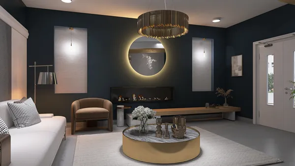 Professional interior design created with Homestyler 3D design software