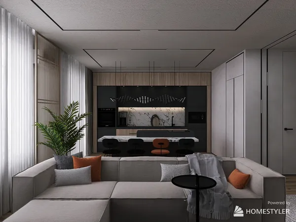 Professional interior design created with Homestyler 3D design software