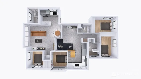 Professional interior design created with Homestyler 3D design software