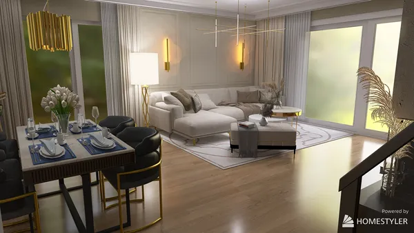 Professional interior design created with Homestyler 3D design software