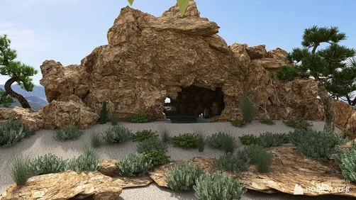 Villa under the cave