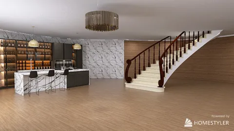 Professional interior design created with Homestyler 3D design software