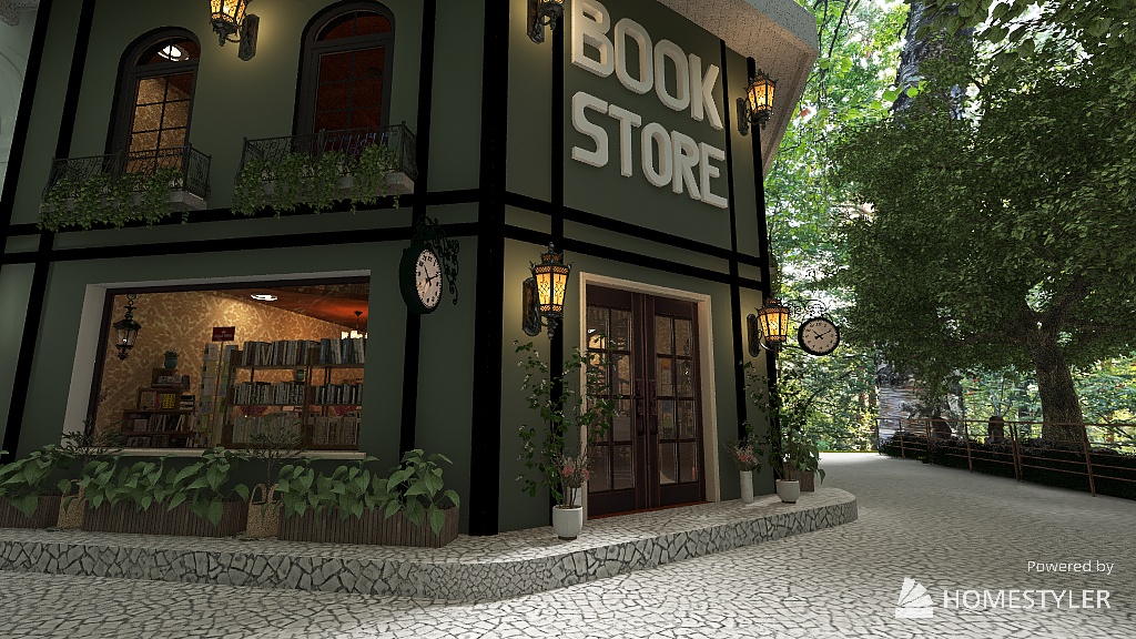 Book Store in a Fairytale town