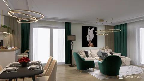 Professional interior design created with Homestyler 3D design software