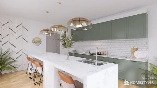 COSTAL VACATION HOUSE KITCHEN