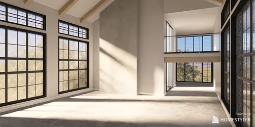 Farmhouse empty room