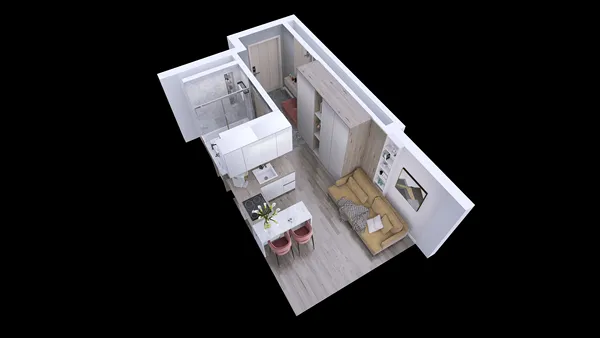 Professional interior design created with Homestyler 3D design software