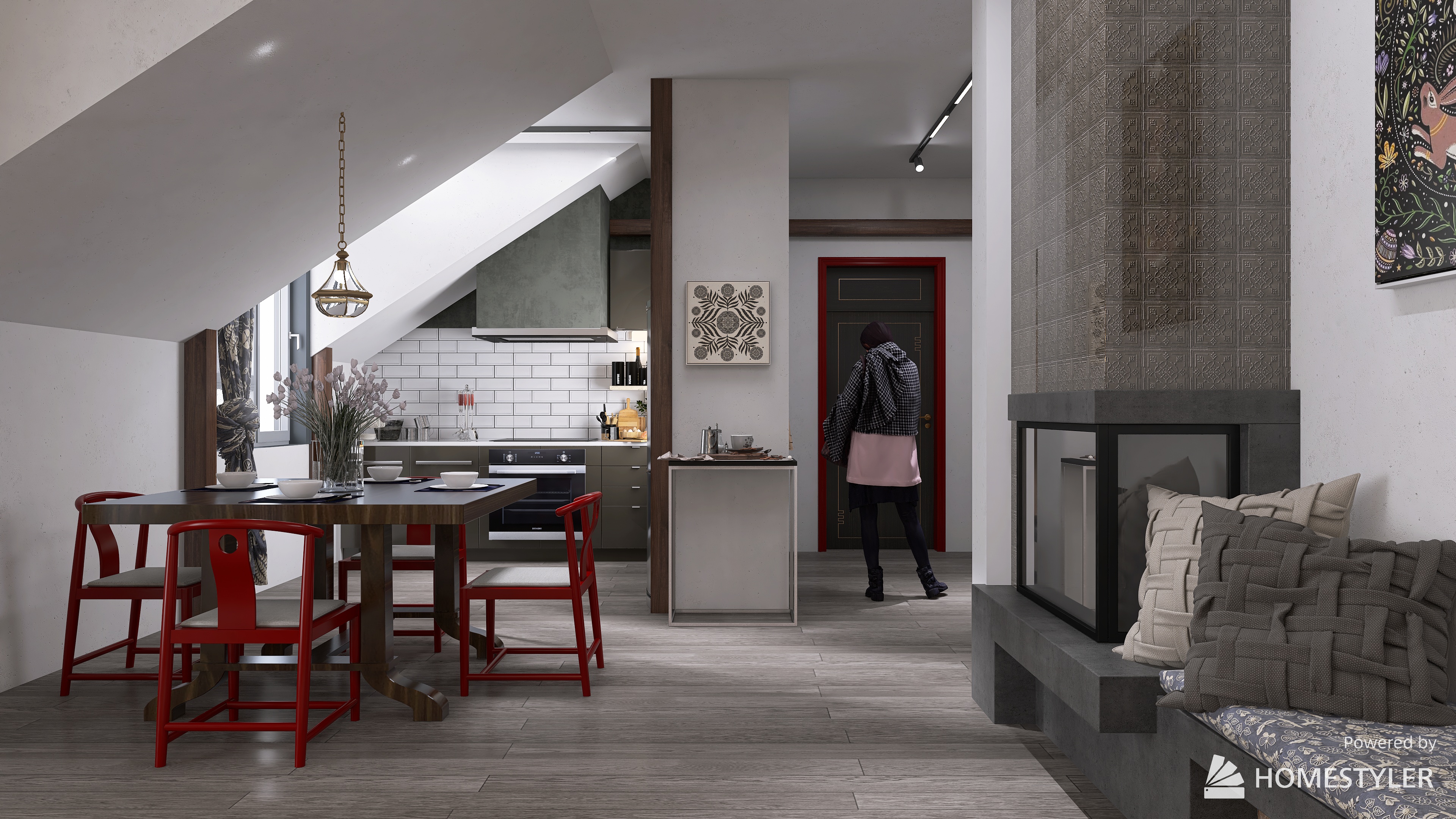 Apartment in the attic